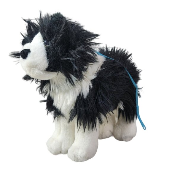 American Girl Rembrandt Border Collie Plush Black White 8" Saige Pet F2221 2013 - Picture 1 of 9
